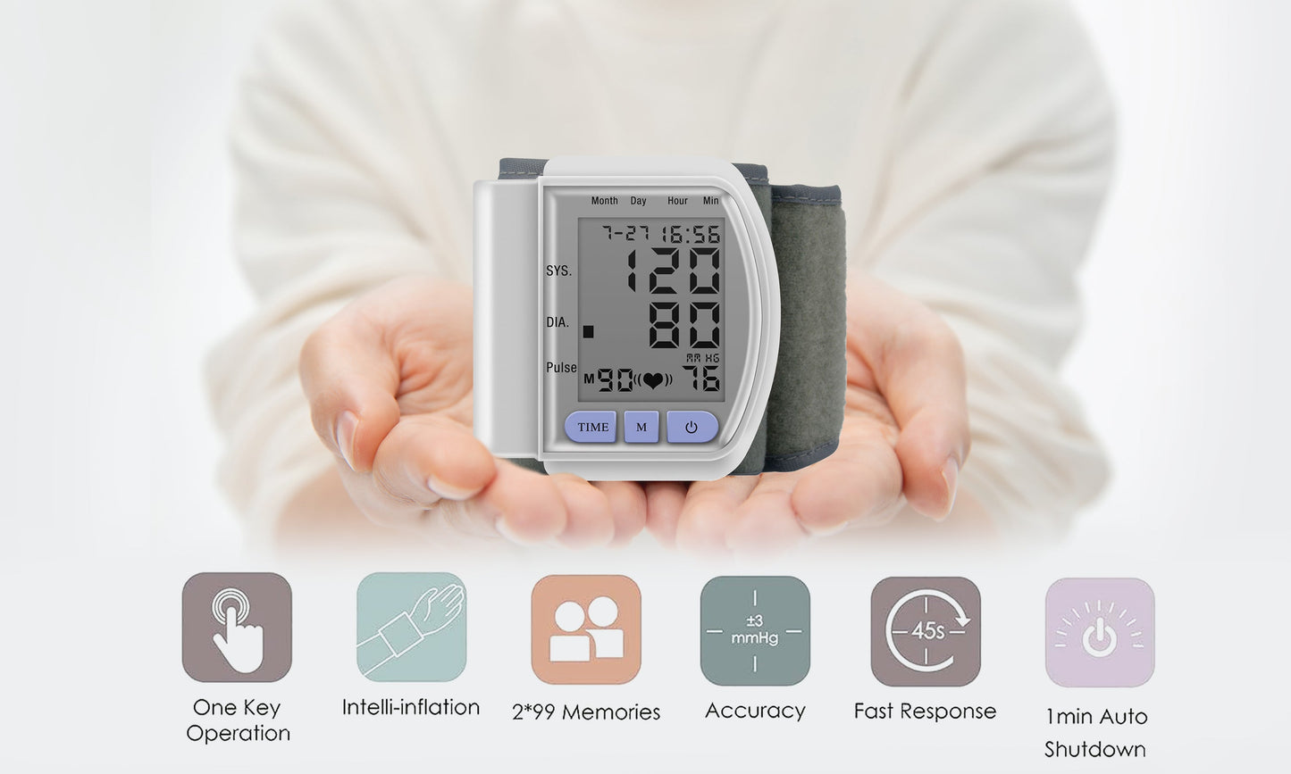 Real-Time Health Monitoring Kit with Forehead Thermometer & Blood