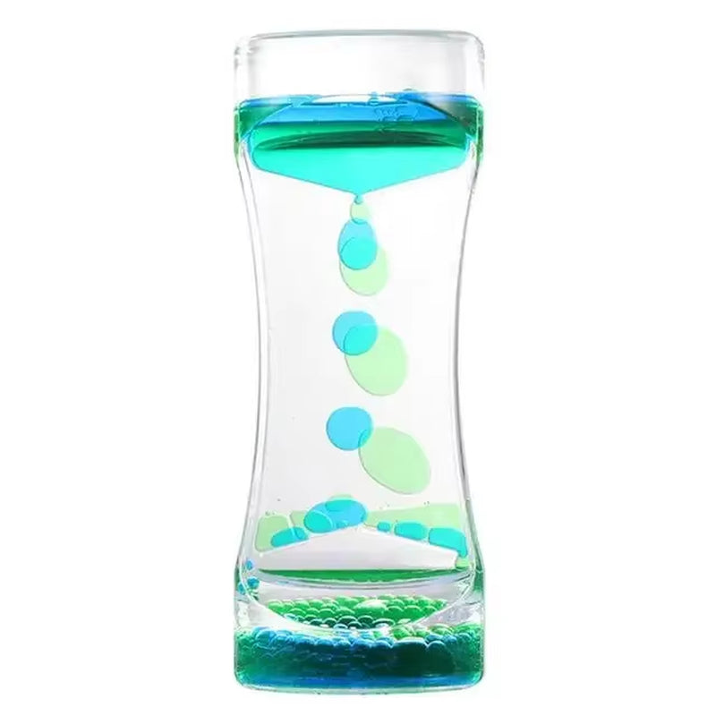 Wheel Windmill Liquid Motion Hourglass Sand Timer Relief Stress Toy Supplies for Children Living Room Decorations Accessories