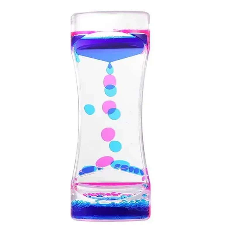 Wheel Windmill Liquid Motion Hourglass Sand Timer Relief Stress Toy Supplies for Children Living Room Decorations Accessories