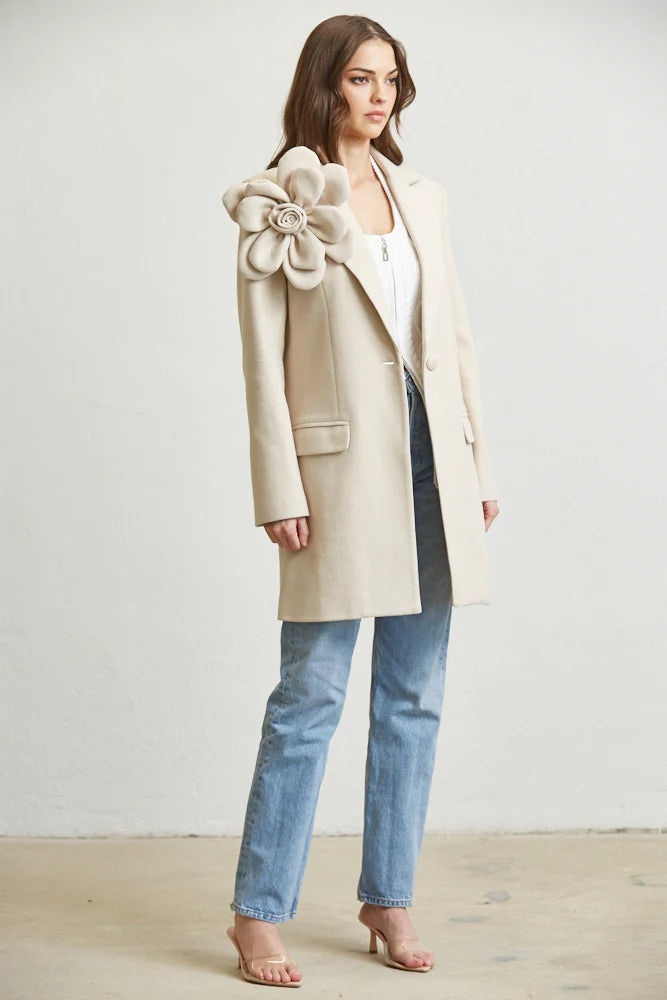 Women's Mid Length Coat by Rose Paulino