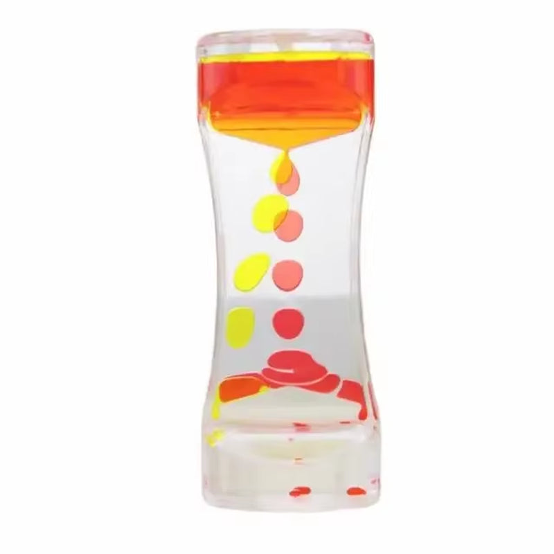 Wheel Windmill Liquid Motion Hourglass Sand Timer Relief Stress Toy Supplies for Children Living Room Decorations Accessories