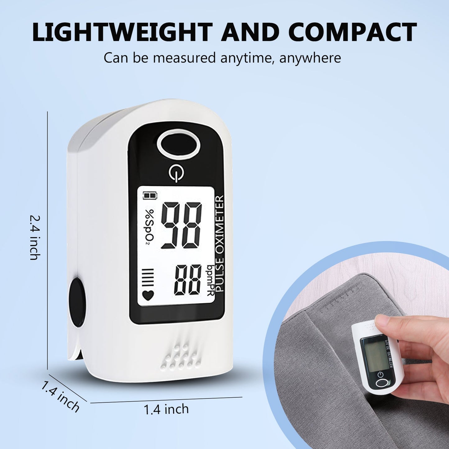 Real-Time Health Monitoring Kit with Forehead Thermometer & Blood